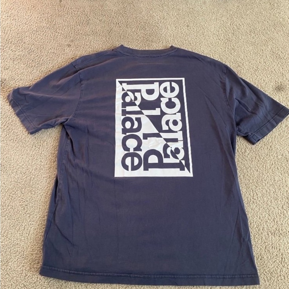 PALACE Men's Navy Graphic Tee